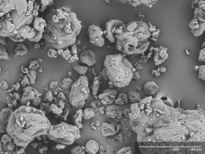 MCG Powder sputtered