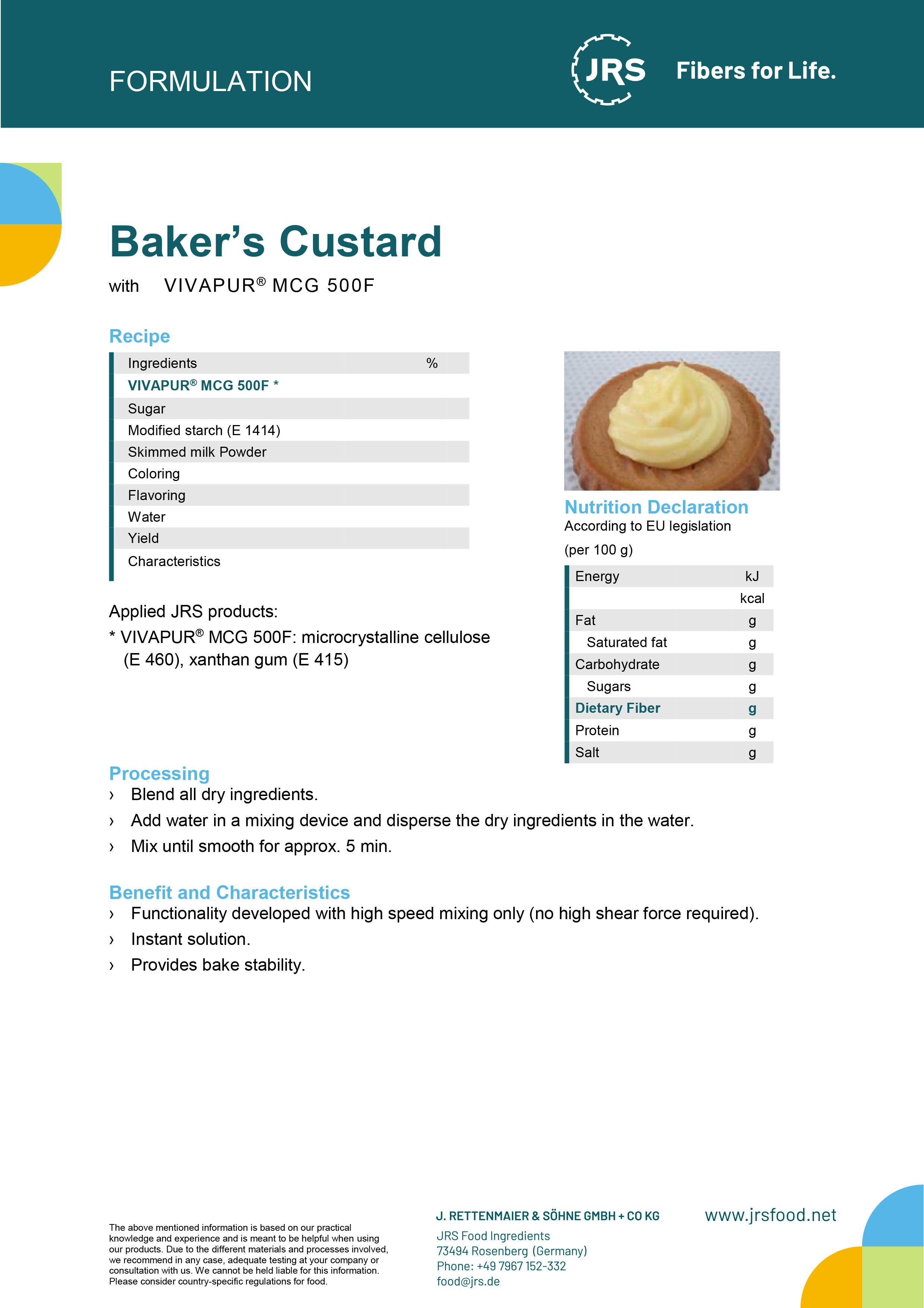 Bäckercreme
