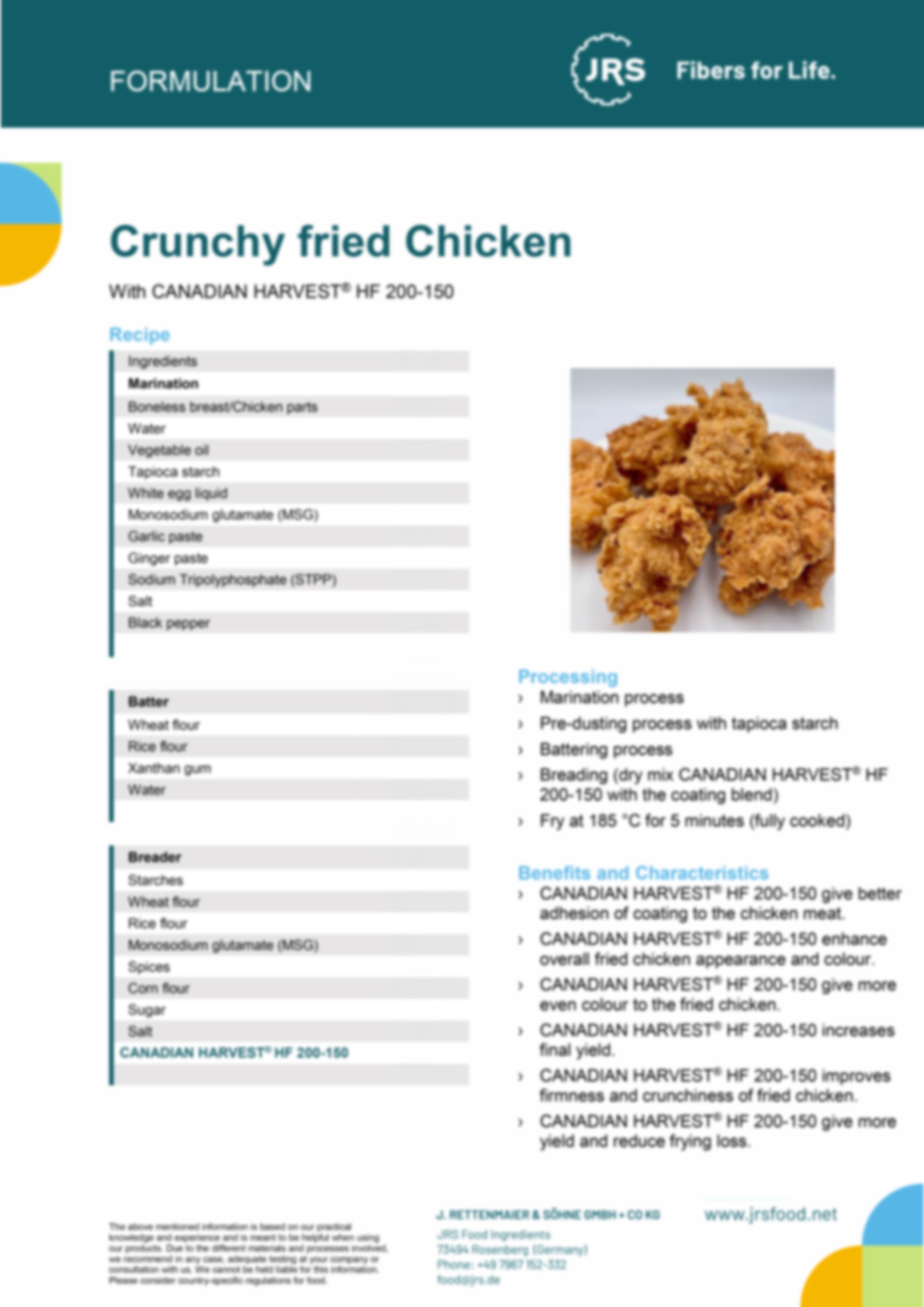 Knuspriges Brathähnchen
