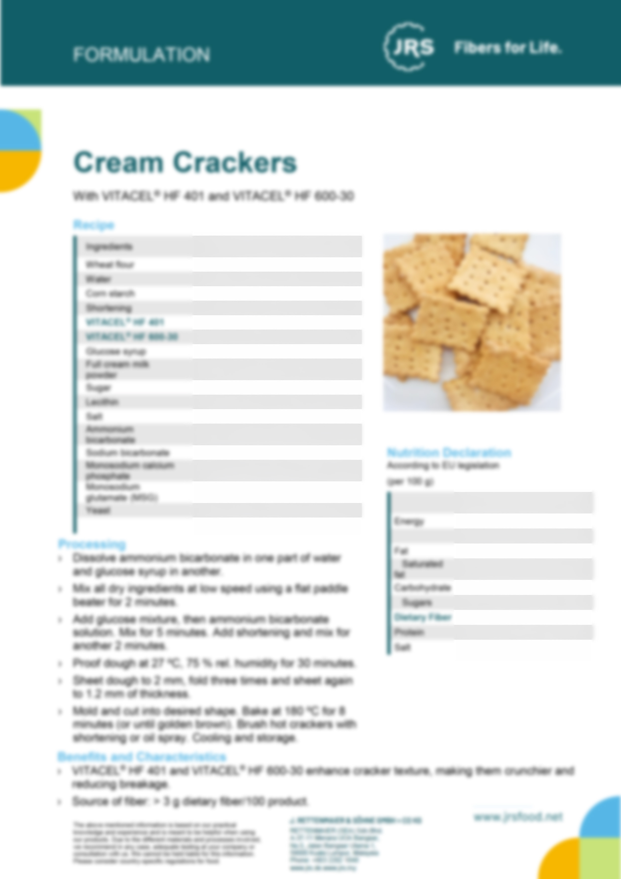 Cream Crackers