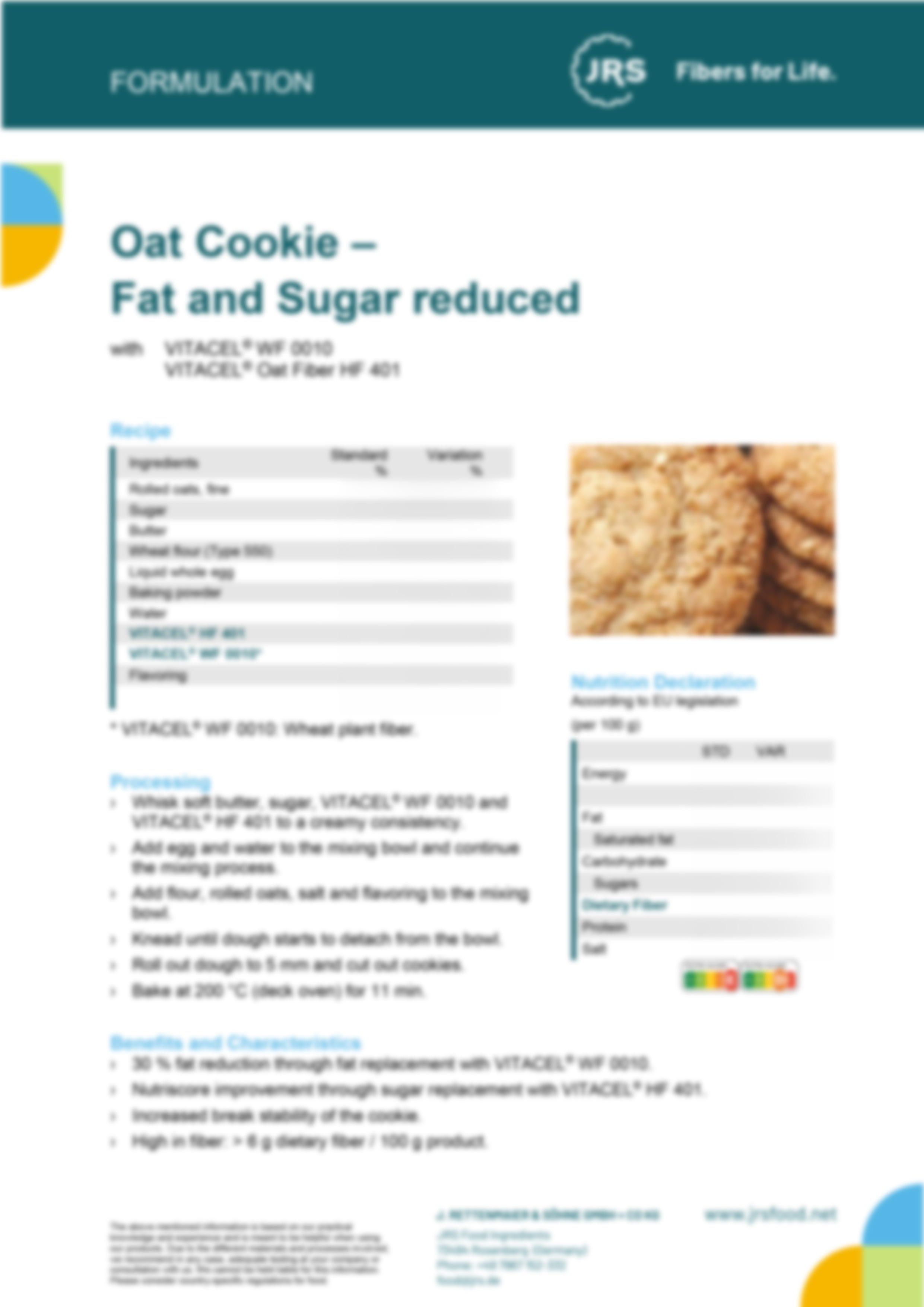 Oat Cookies