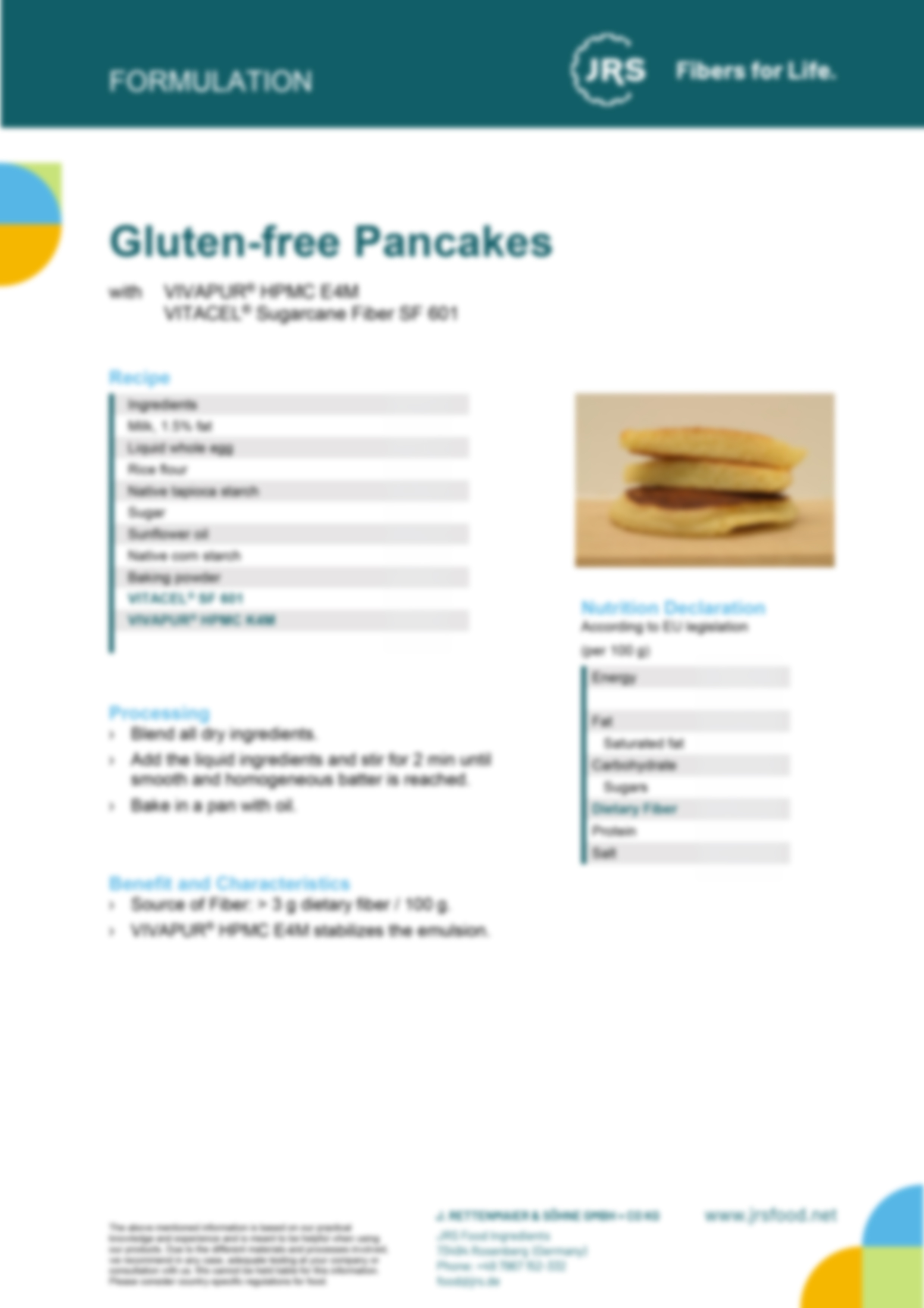 Gluten-free Pancakes