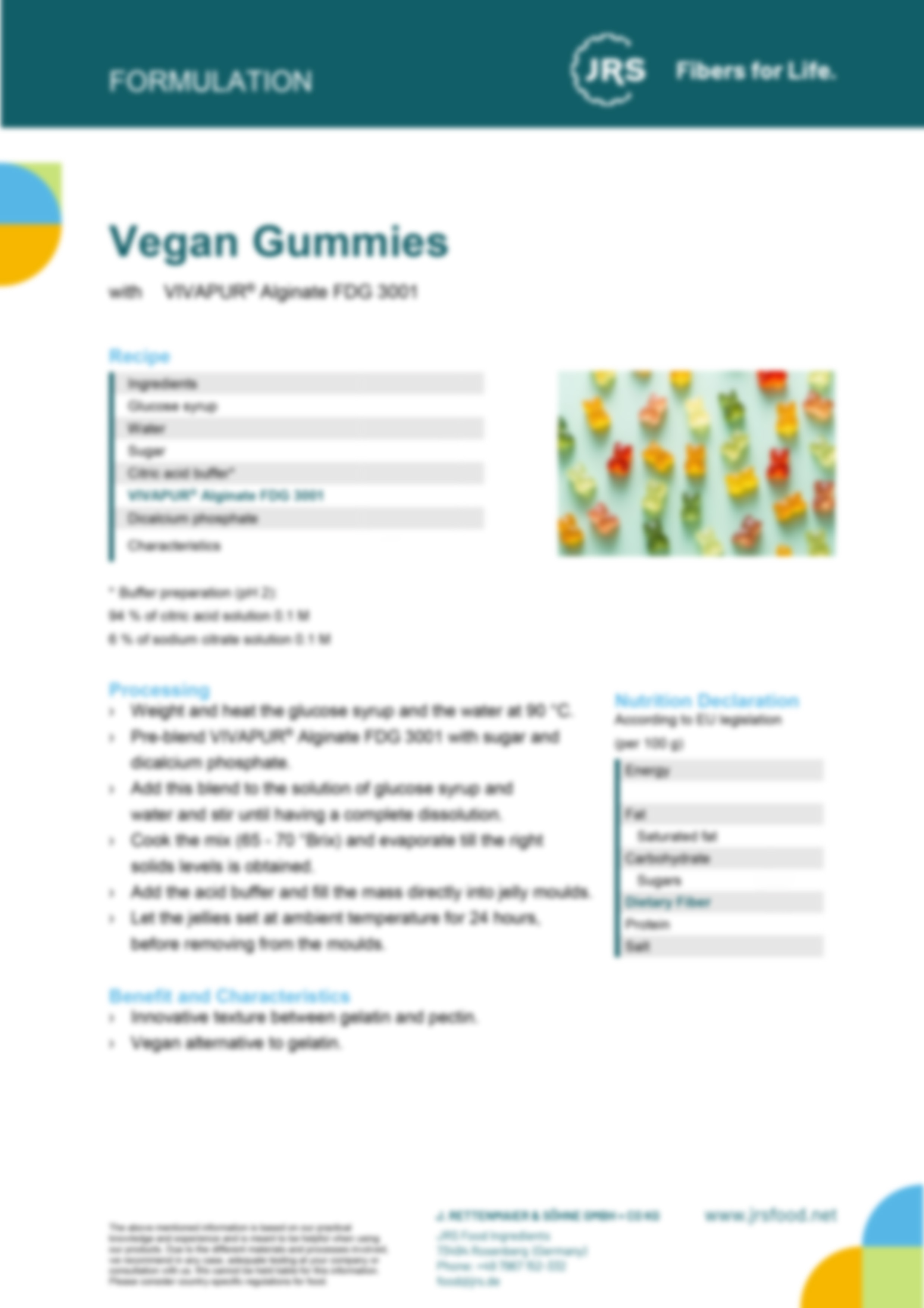 Vegan gummies