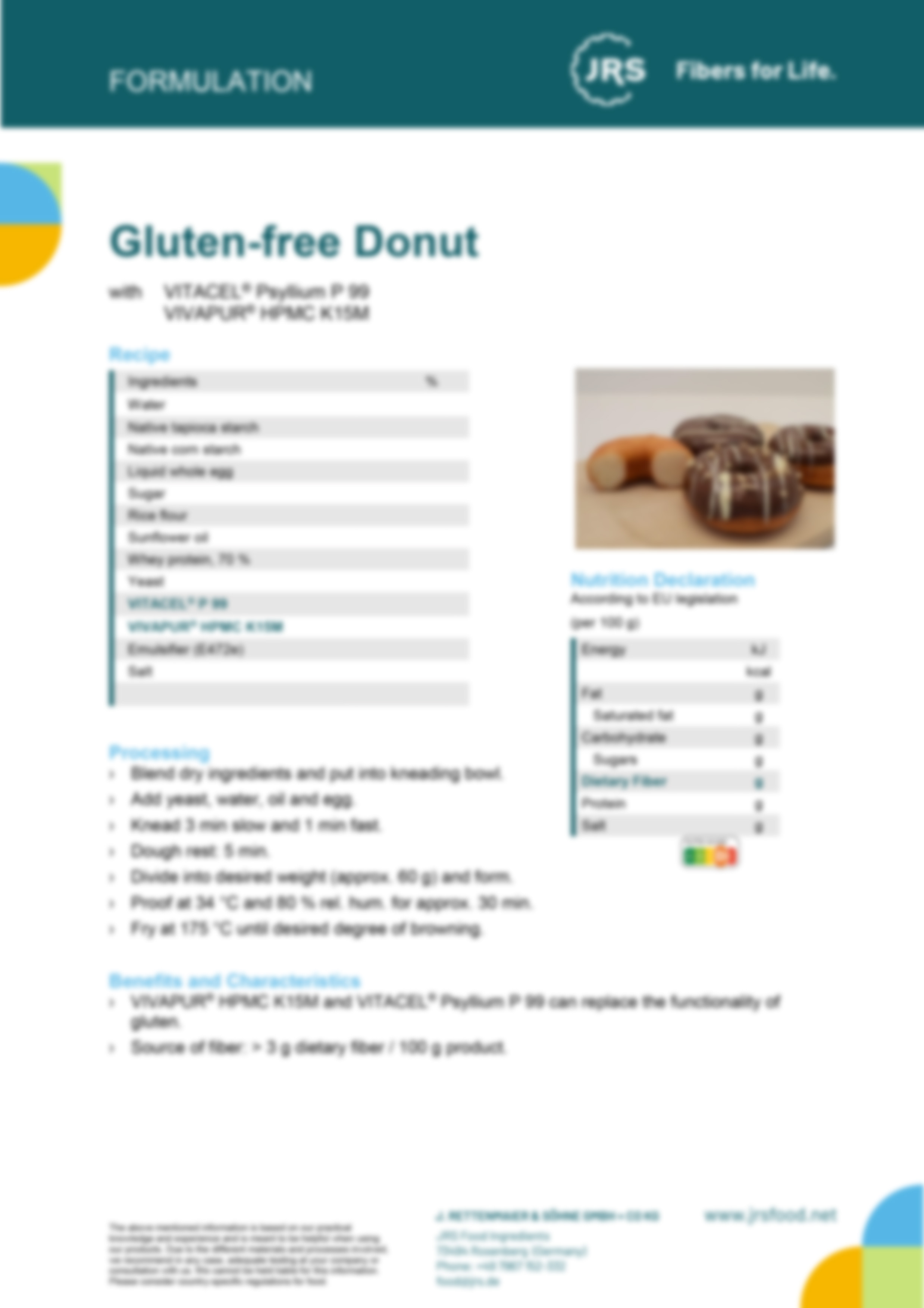 Glutenfreier Donut