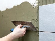 Tile adhesive
