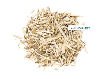 Linen straw