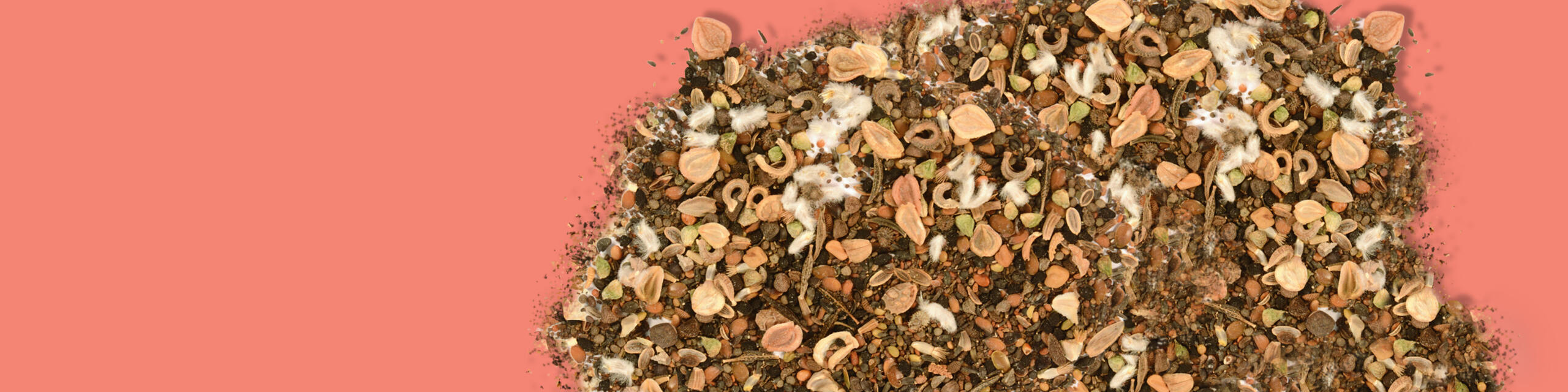 Sowing aid and extender for wildflower seeds and fine seeds